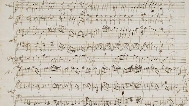 Una partitura original de Mozart, vendida por 372.500 euros