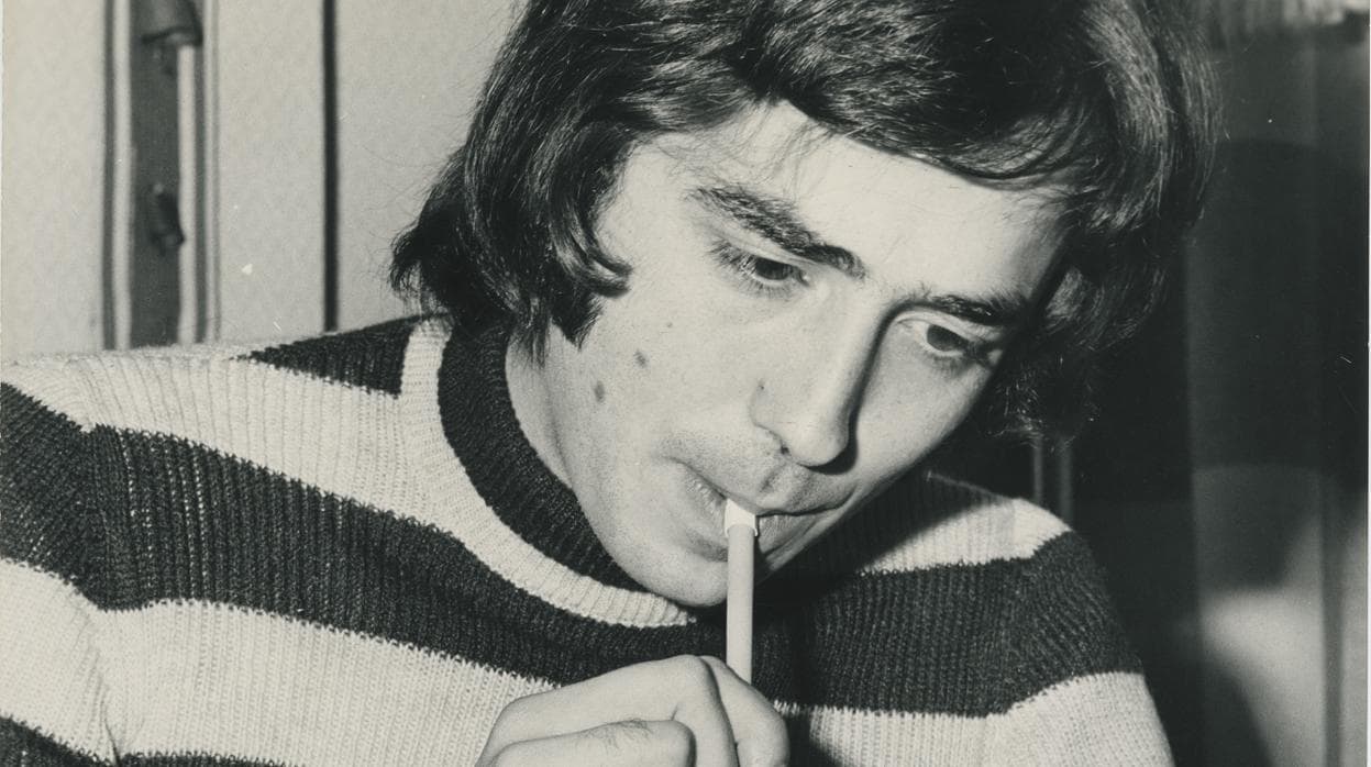 Joan Manuel Serrat, en 1971, año en el que publicó el disco «Mediterráneo»