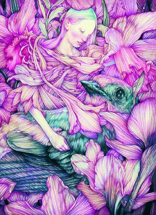 Ilustración de «Pulgarcita» de Marco Mazzoni