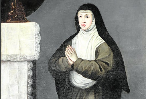 «Retrato de Sor Margarita de la Cruz», de Matías de Torres. Detalle. Monasterio de Las Descalzas Reales, Madrid