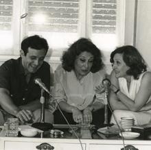 Los hermanos Emilio, Julia e Irene Gutiérrez Caba