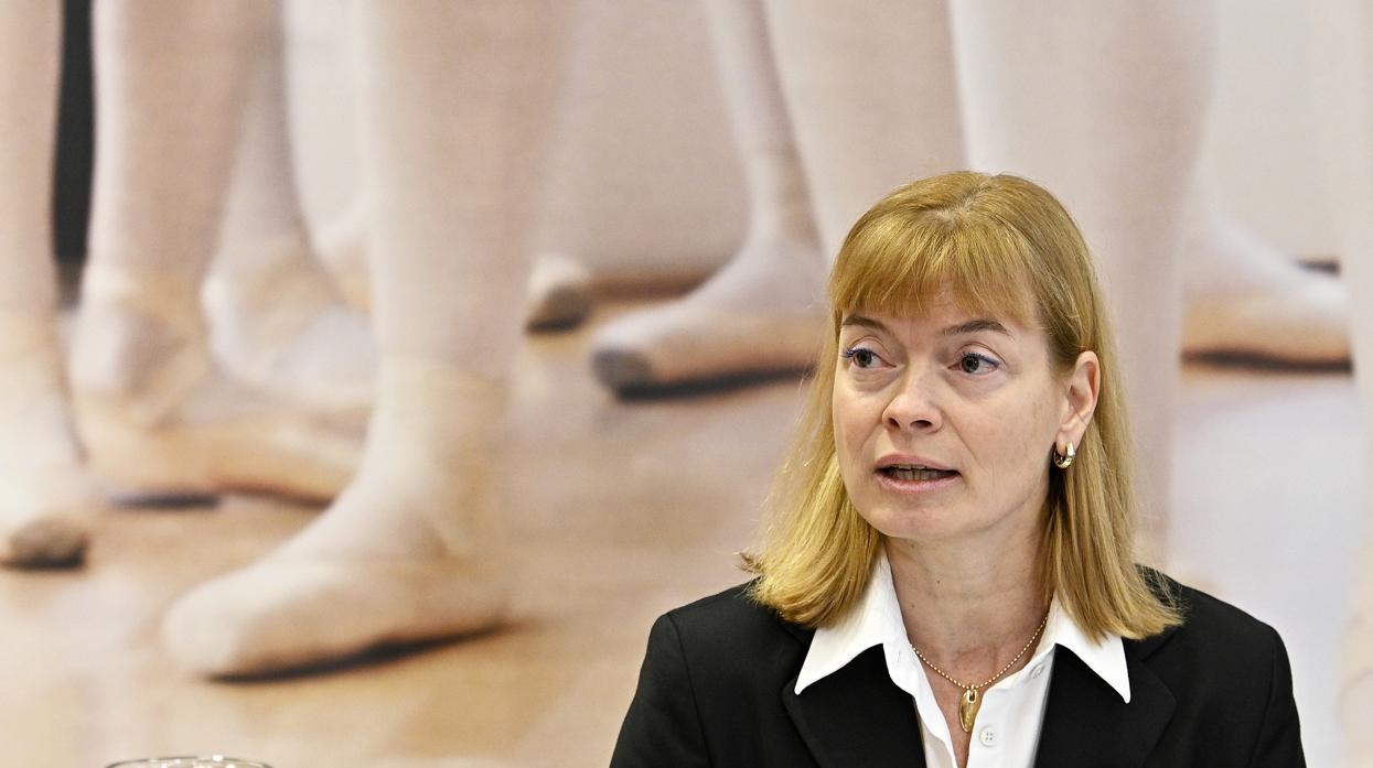 Susanne Reindl-Krauskopf, durante la presentación de los resultados de la comisión