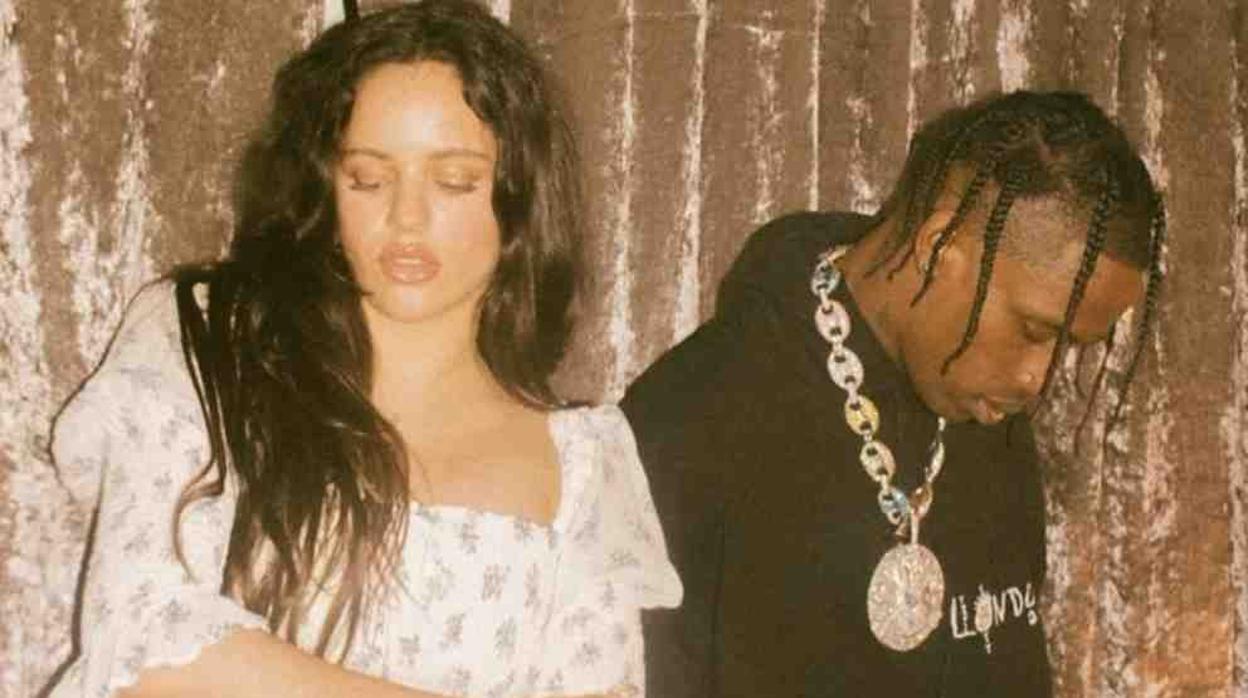 Rosalía y Travis Scott el pasado mes de julio