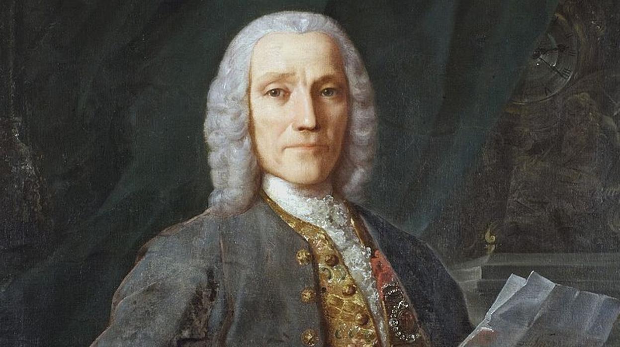 Retrato de Domenico Scarlatti (1738) pintado por Domingo Antonio Velasco