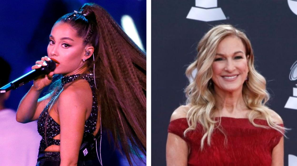 Ariana Grande (izquida.) y Deborah Dugan, cesada como presidenta