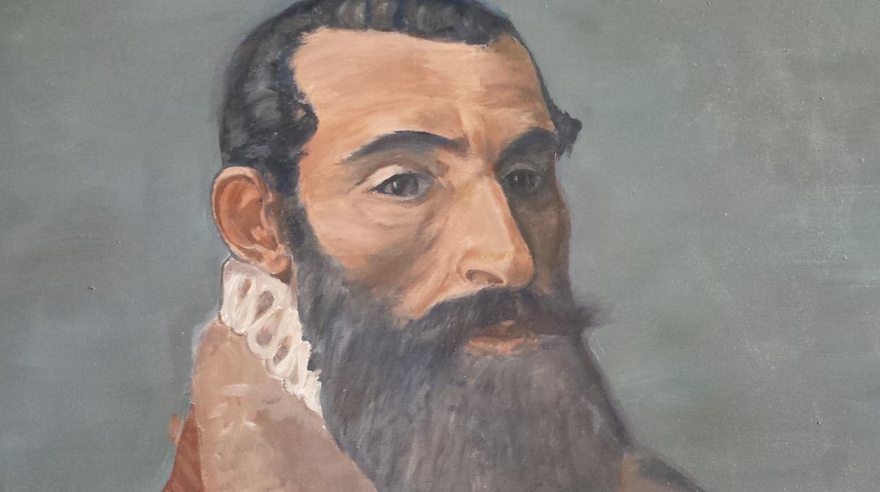 Ruy López de Villalobos, en el retrato de Vicente Gómez Navas