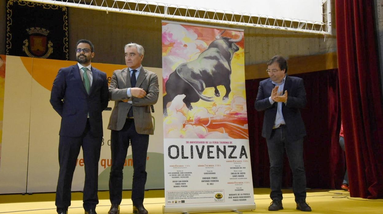 Manuel José González Andrade, José Cutiño y Guillermo Fernández Vara