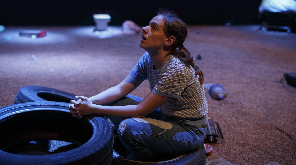 María Rodríguez, en una escena de la obra