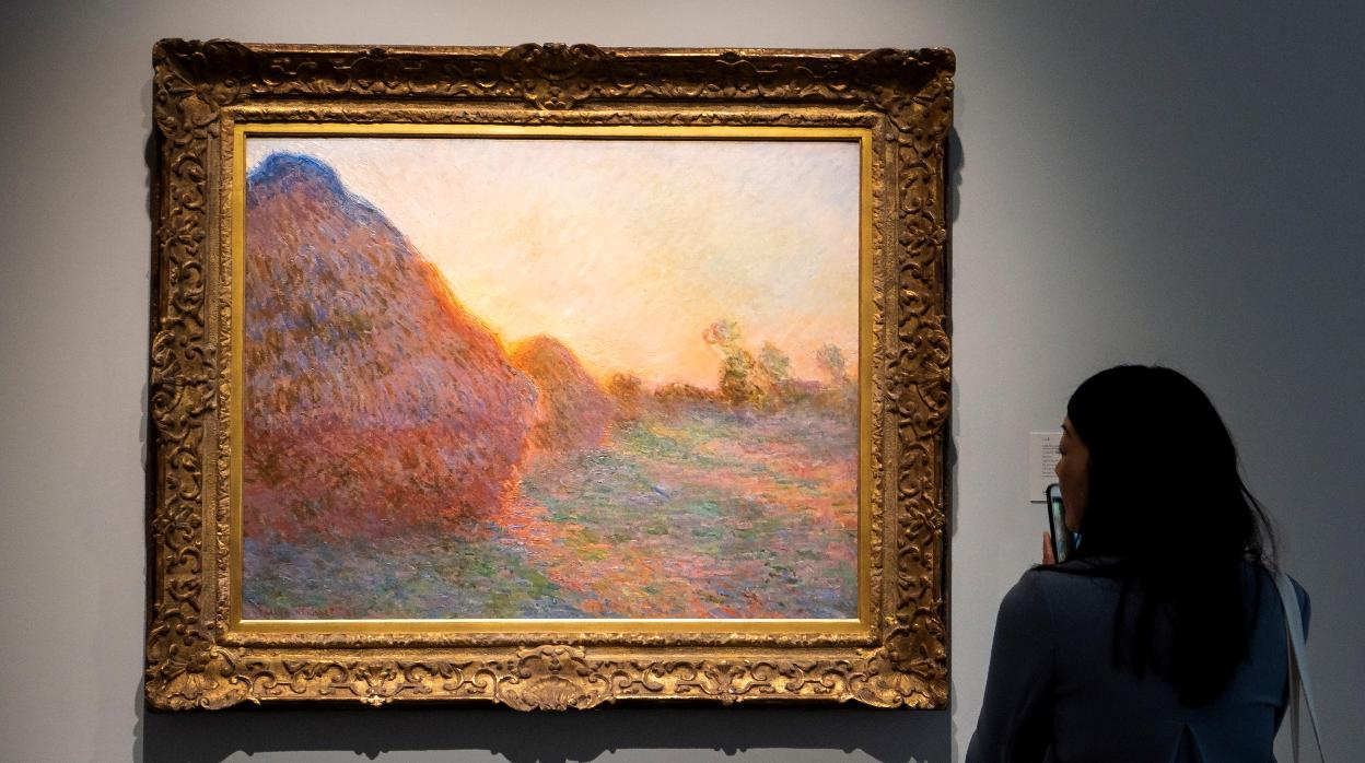 La obra «Meules», pintada por Claude Monet en 1890