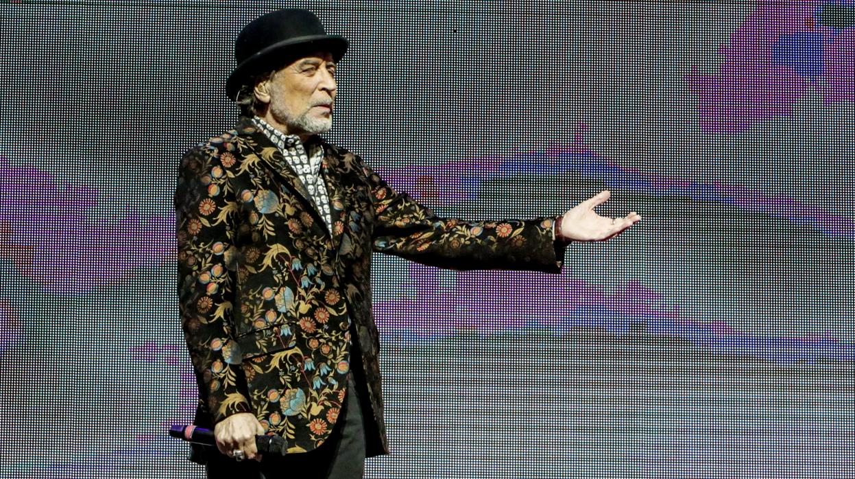 Joaquín Sabina, druante el concierto del pasado miércoles en el WiZink Center de Madrid