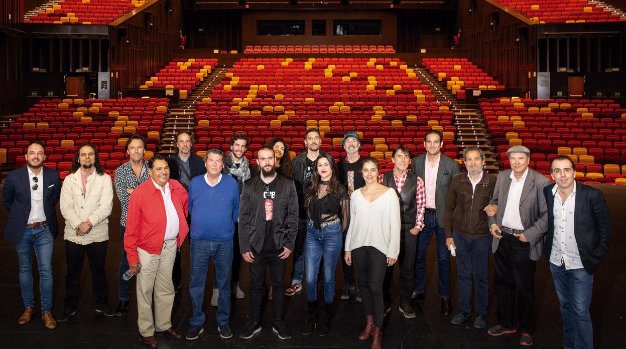 Los artistas que han participado en la presentación