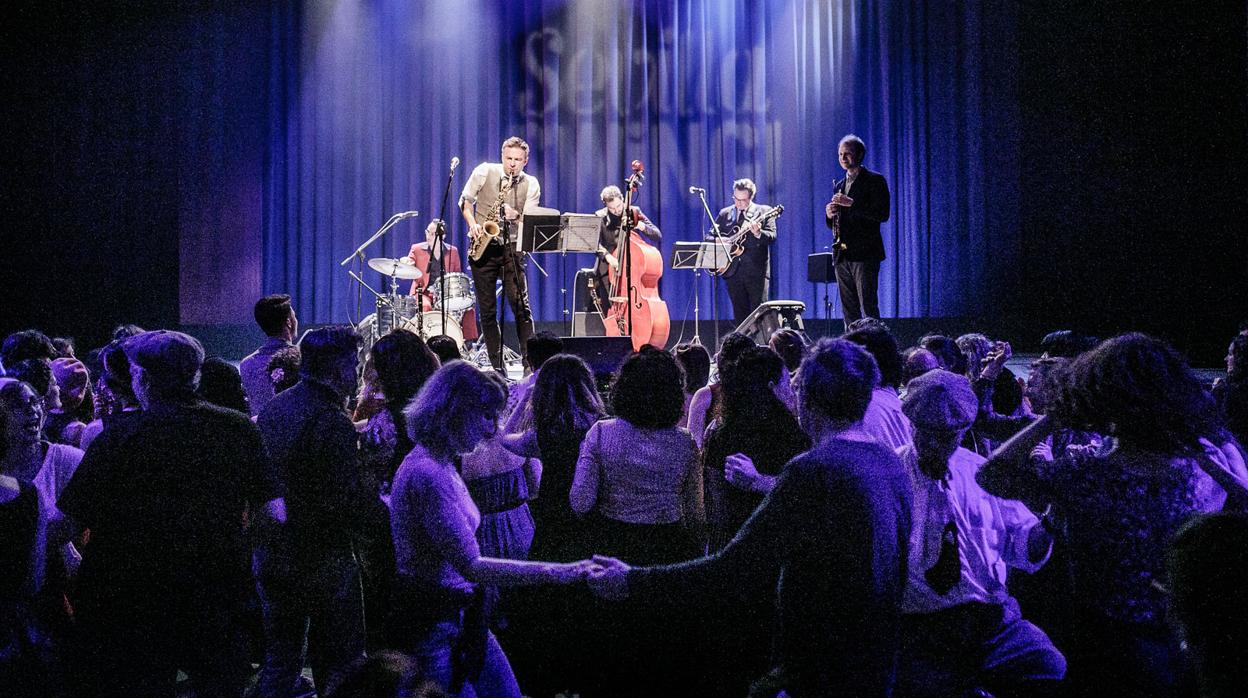 Uno de los conciertos de ediciones pasadas del Sevilla Swing en el Teatro Alameda