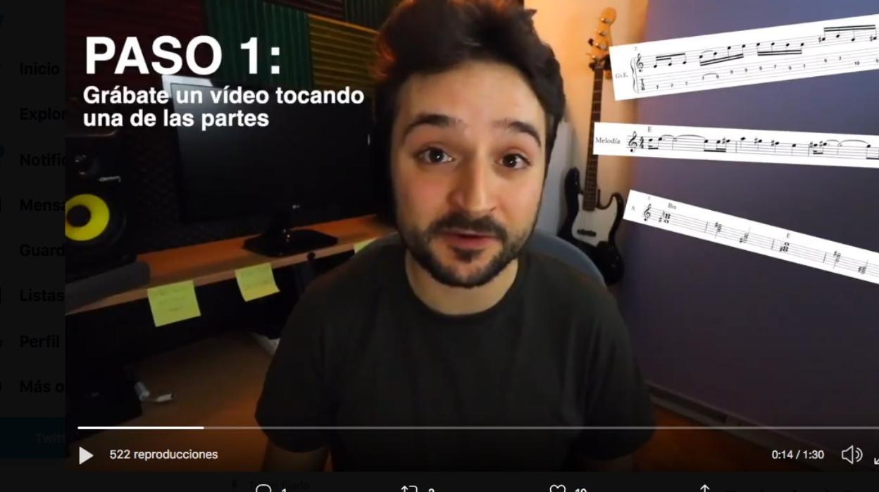 Captura de pantalla de uno de los vídeos explicativos de Pablo Abarca