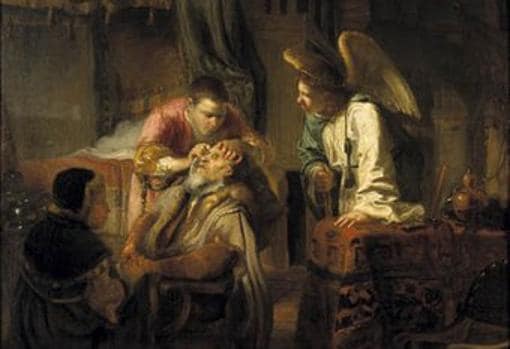 Gerrit Willemsz. Horst, "Tobias cura a su padre ciego" (1645-1654)