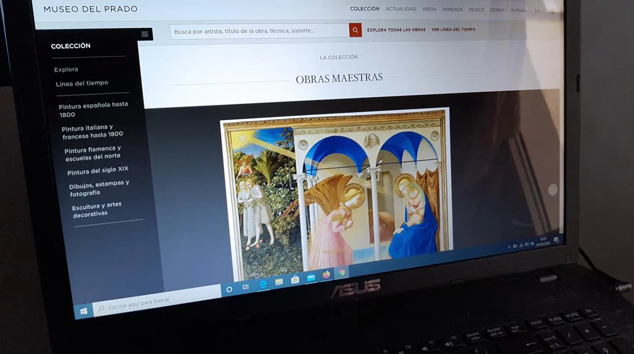 Las visitas a la página web del Museo del Prado se  incrementan un 258% durante la cuarentena
