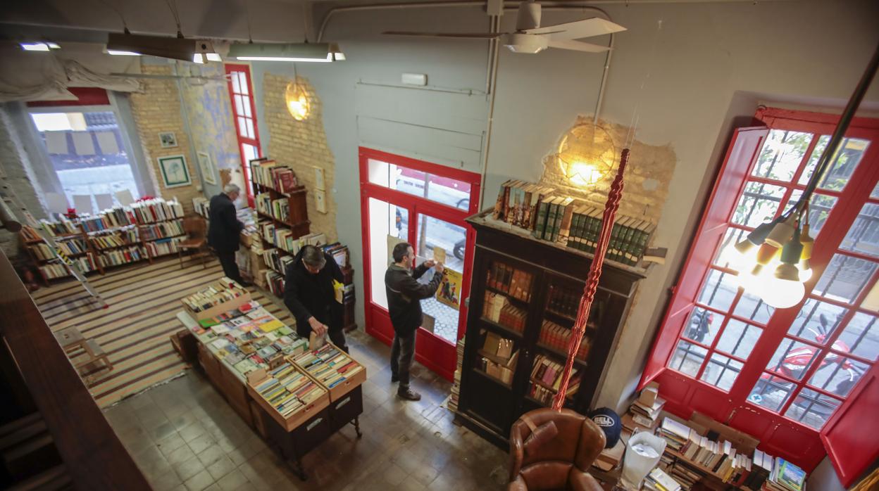 La librería Boteros, en Sevilla