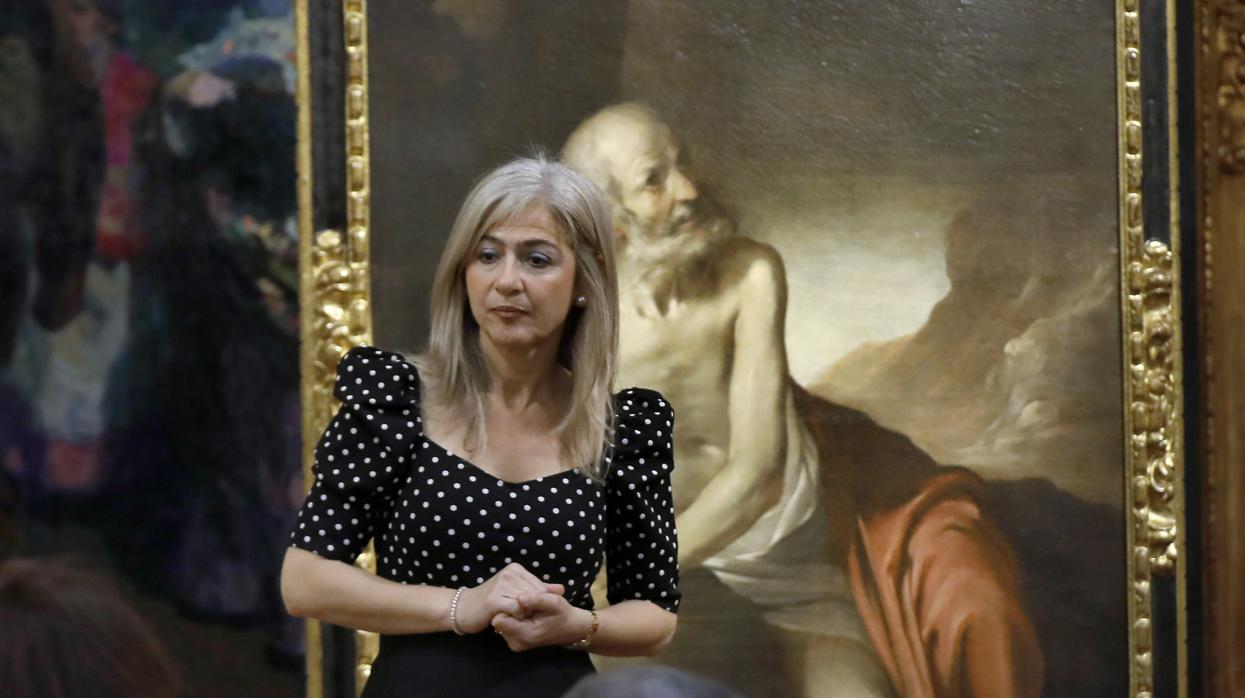 La consejera de Cultura, Patricia del Pozo, en el Museo de Bellas Artes de Sevilla