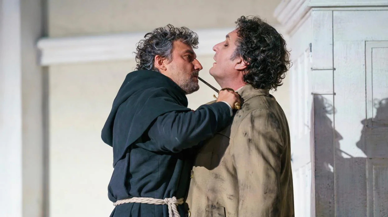 Jonas Kaufmann y Ludovic Tézier, en «La forza del destino» en la Royal Opera House de Londres