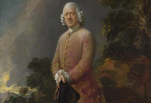 Detalle de «Dr. Ralph Schomberg», de Thomas Gainsborough