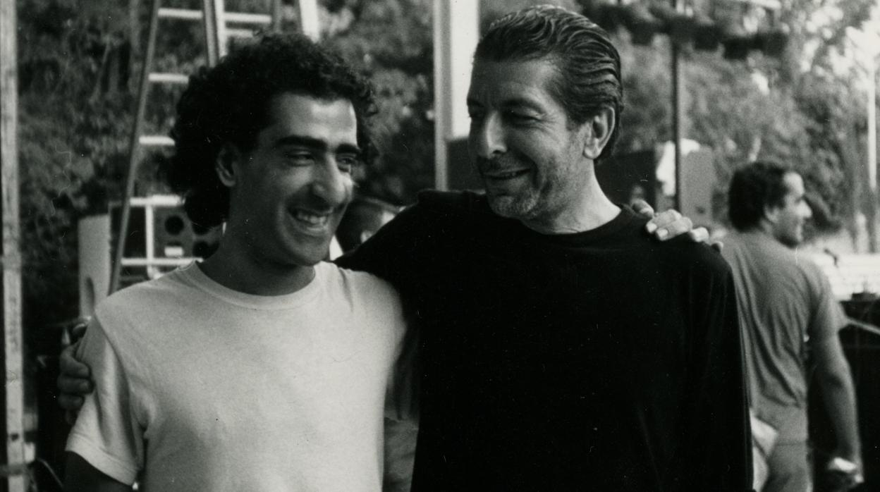 Alberto Manzano y Leonard Cohen