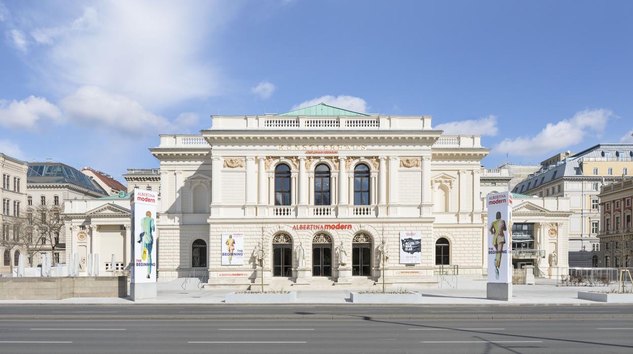 Fachada de la Albertina Modern en Viena