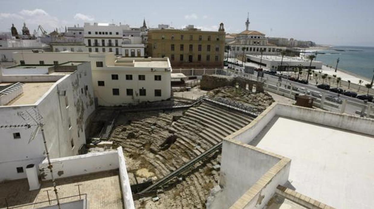 El teatro romano está en el barrio del Pópulo