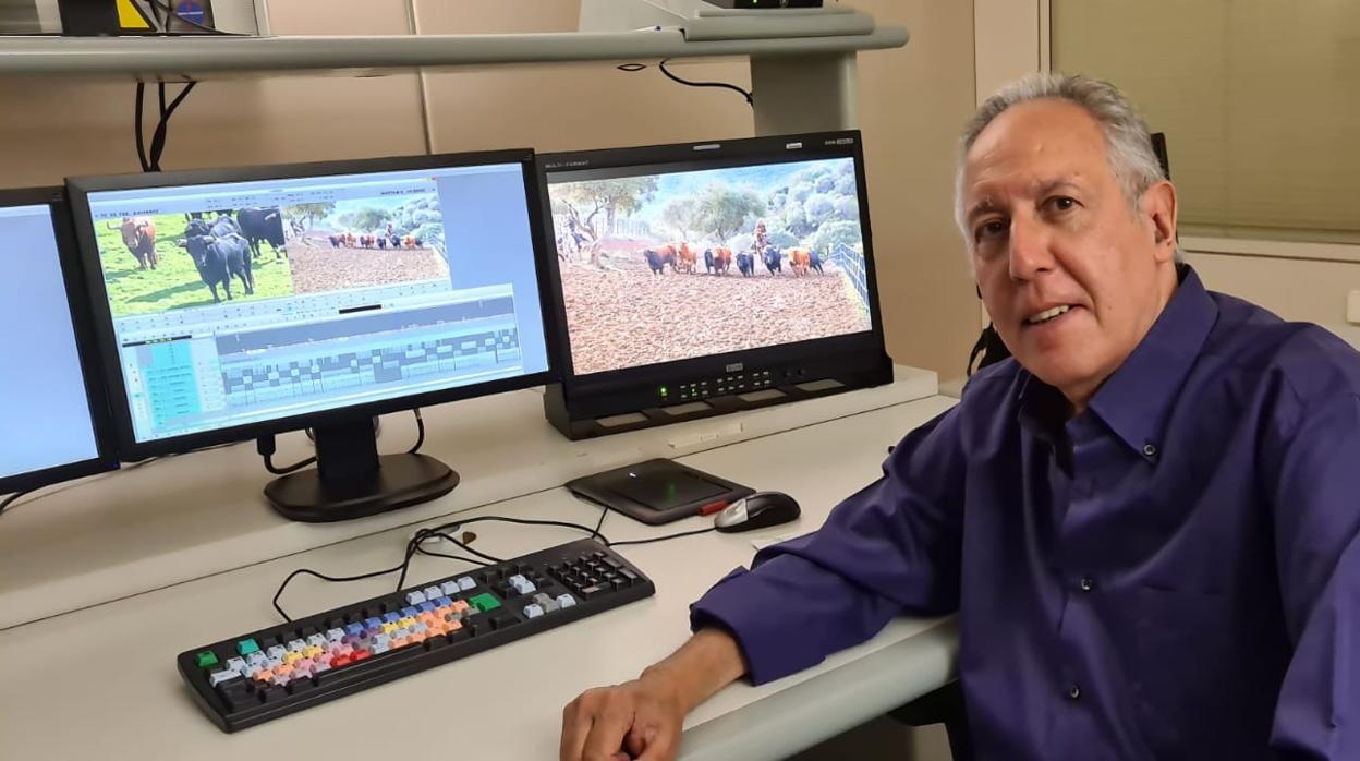 Federico Arnás, en los estudios de Prado del Rey