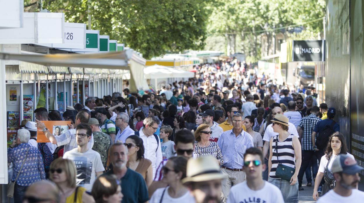 Imagen de la edición de 2019 de la Feria del Libro de Madrid