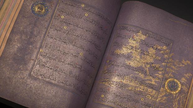 El bello manuscrito del Corán de los siete millones de euros