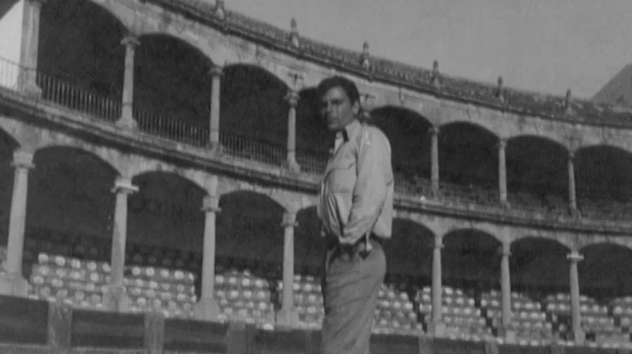 Juan Marsé, en la plaza de toros de Ronda