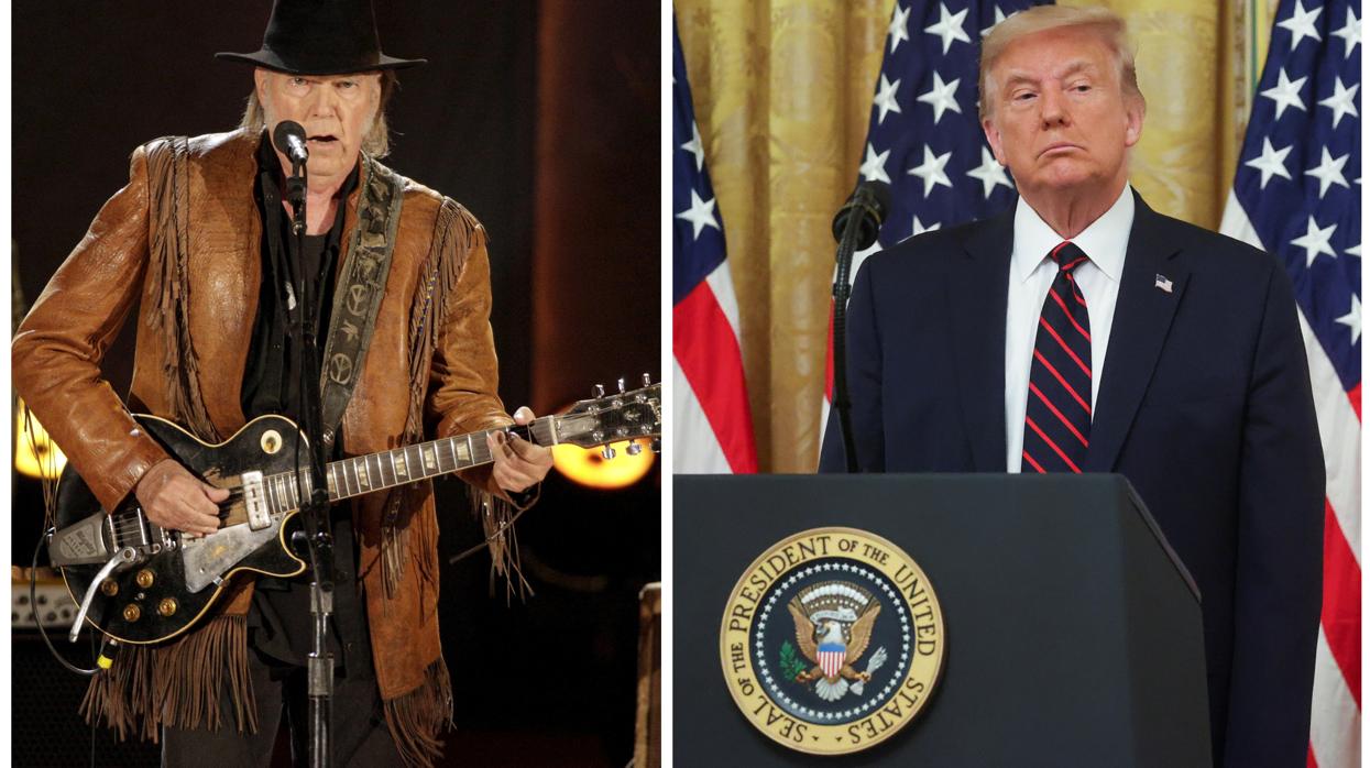 Neil Young demanda a Trump