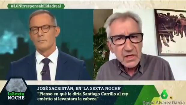 Ataques a Sacristán por defender la Monarquía y criticar el «afán de protagonismo» de Pablo Iglesias