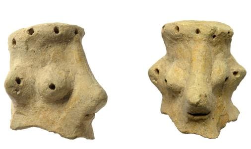 Cabezas del siglo X a. C. halladas en Khirbet Qeiyafa