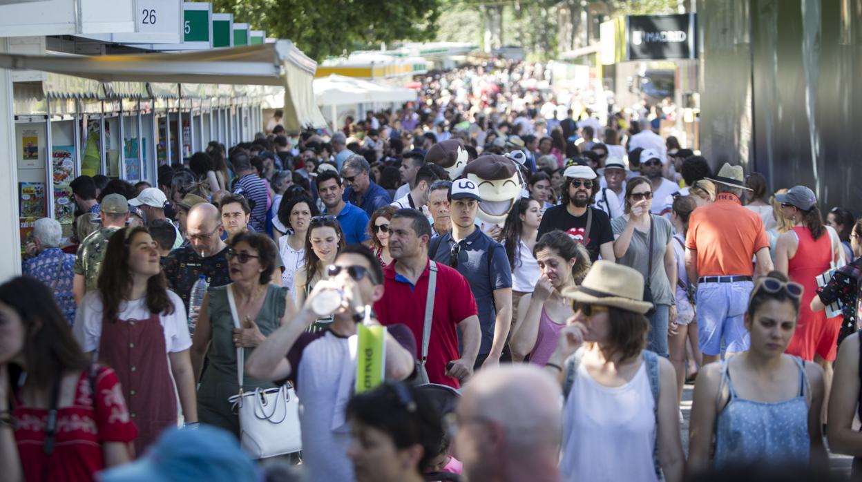 Imagen de la Feria del Libro de Madrid en su edición de 2019