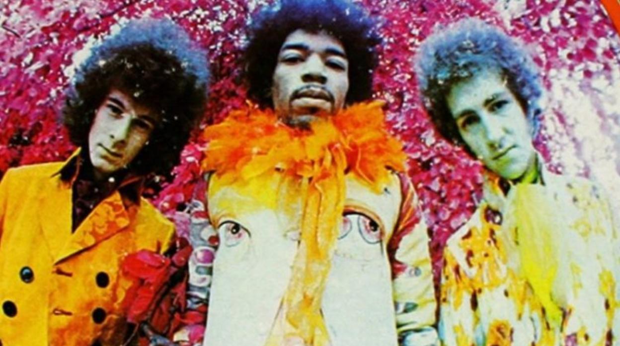 Hendrix, en la portada de su primer disco