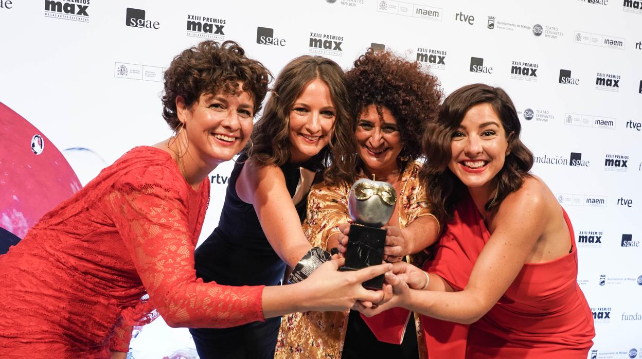 Las Niñas de Cádiz en los Premios Max 2020.