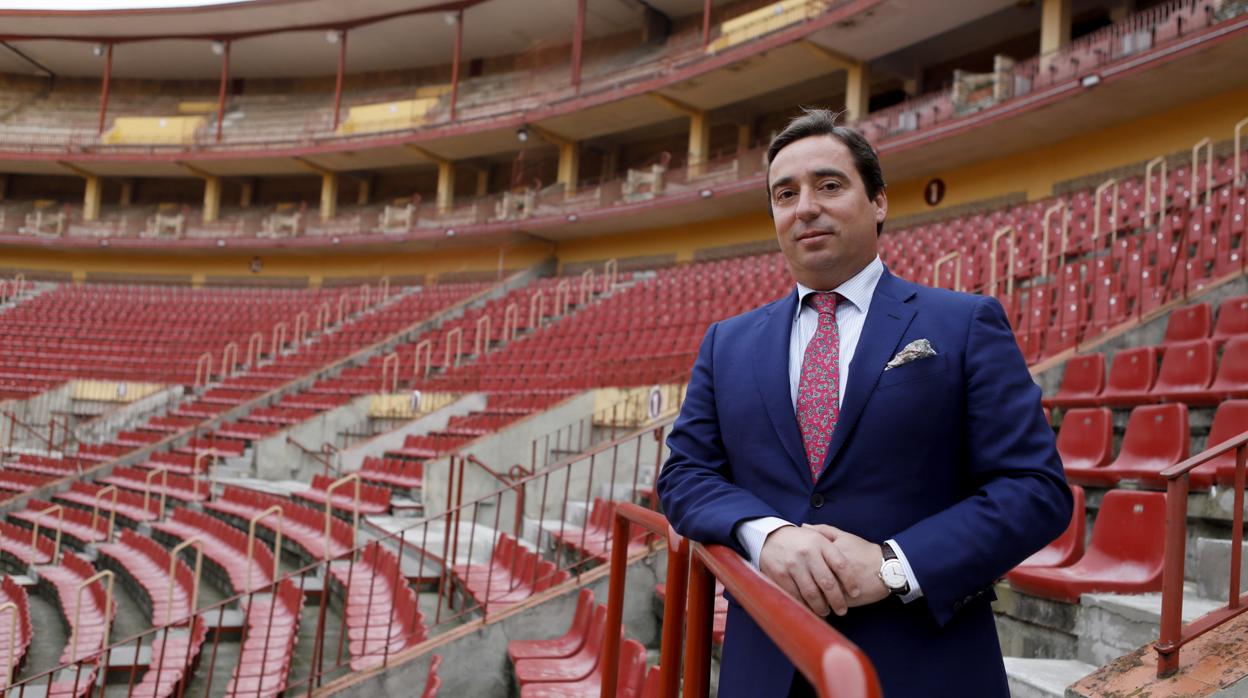 José María Garzón, en la plaza de toros de Córdoba