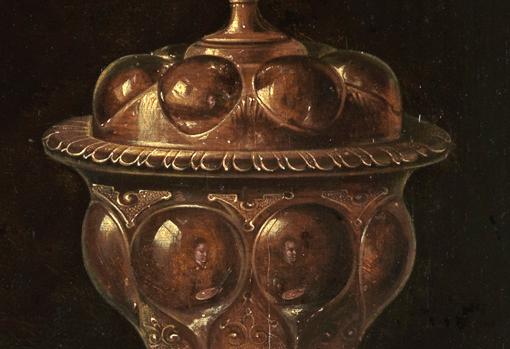 Clara Peeters se autorretrató en el reflejo de los objetos que pintó en sus cuadros