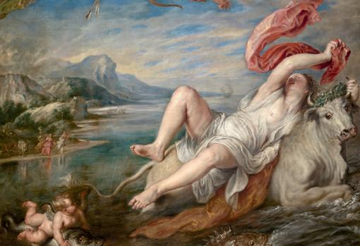 «El rapto de Europa«, de Rubens (copia de Tiziano)