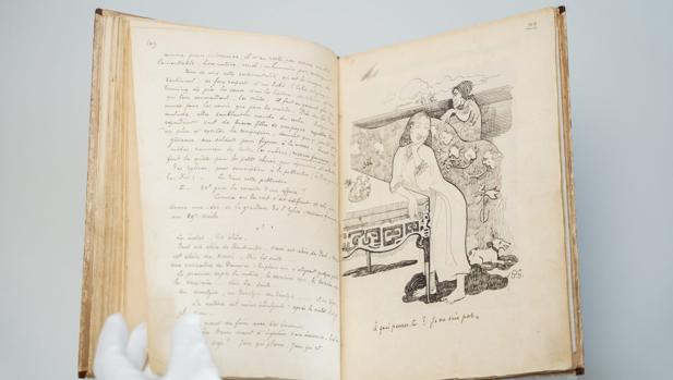 Sale a la luz un manuscrito de Gauguin, uno de los más importantes de la historia del arte