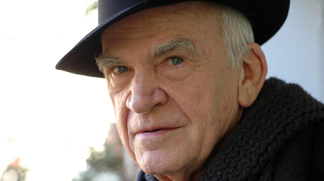 El escritor checo Milan Kundera