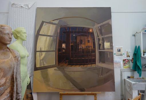 «Ventana de noche. Poniente» (obra en proceso)