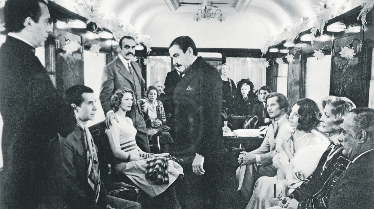«Asesinato en el Orient Express» (1974), de Sidney Lumet, con Albert Finney en el papel de Poirot