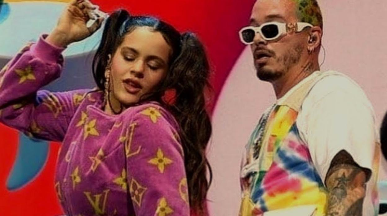 Rosalía y J Balvin