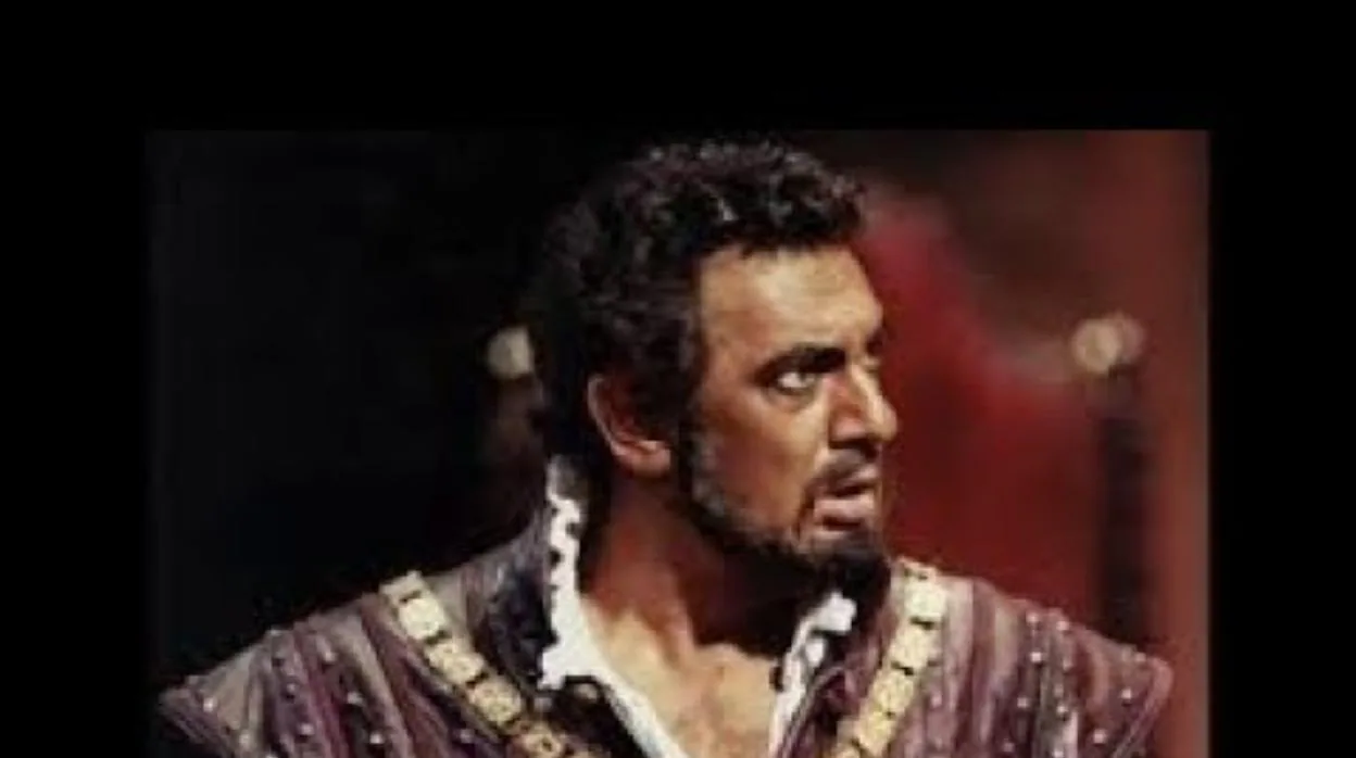 Plácido Domingo, como «Otello» en la ópera homónima de Verdi