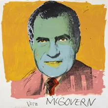 Andy Warhol. «Vote McGovern», 1972