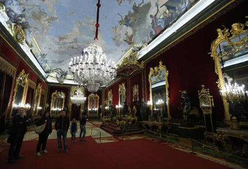 Una de las salas del Palacio Real