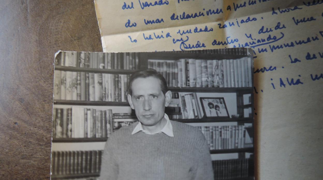 Una de las fotografías del joven Delibes que se conservan en su casa de Valladolid