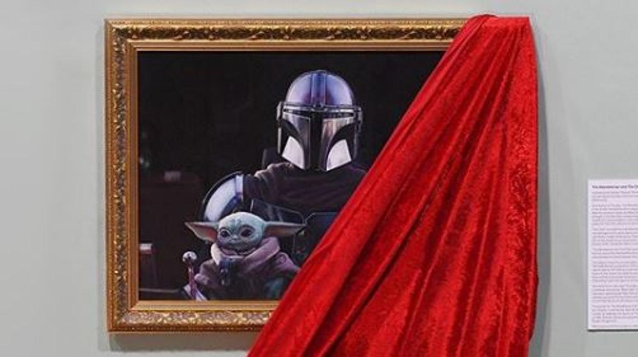 El retrato de Baby Yoda que ya se expone en la National Portrait Gallery