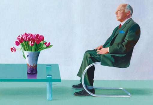 «Retrato de Sir David Webster», de David Hockney. Royal Opera House. Vendido por 12,8 millones de libras